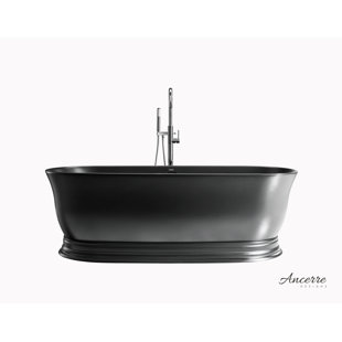 ANCERRE DESIGNS Heritage 70.9'' x 31.5'' Freestanding Soaking Solid Surface Bathtub