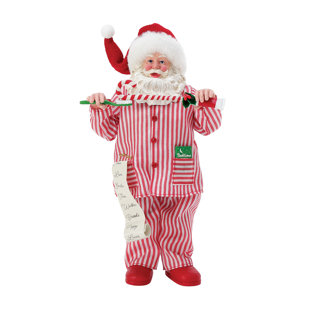 Possible Dreams Santa Minty & Bright Christmas Figurine 10.5in H