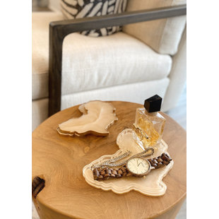 RAIN SKY HOME DECOR Honey Africa Engraved Tray