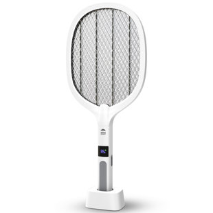 WBM Home 2 in 1 Electric Bug Zapper, Mosquitoes Trap Racket & Lamp, USB Rechargeable Fly Swatter