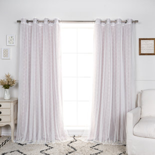 BEST HOME FASHION, INC. Kamri Polyester Room Darkening Curtain (Set of 4)