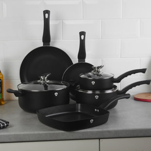 BLAUMANN 9 - Piece Non-Stick Aluminium Cookware Set