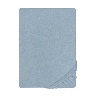 BIBERNA 100% Cotton Flannel Fitted Sheet
