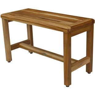 ECODECORS EarthyTeak™ 30'' W Teak Shower Bench
