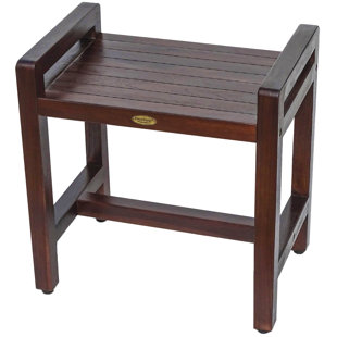 DECOTEAK LiftAide 20'' W Teak Shower Bench