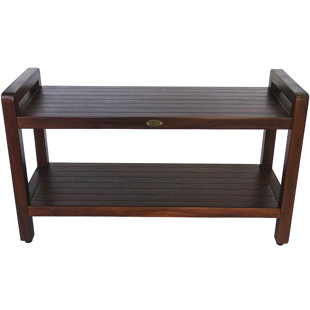 DECOTEAK LiftAide Teak Shower Bench