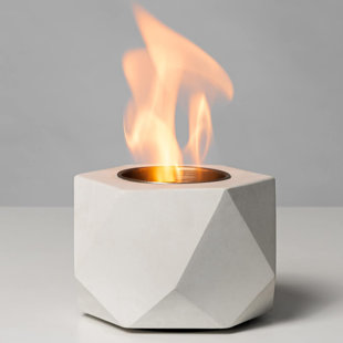 CG INTERNATIONAL TRADING Stone Ethanol Tabletop Fireplace