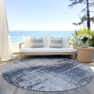 LANGLEY STREET® Lamanna Indoor/Outdoor Area Rug with Non-Slip Backing