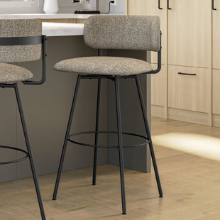 AMISCO Yasmina Swivel Counter and Bar Stool