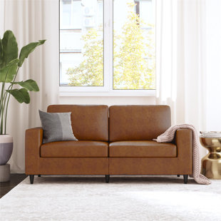 ZIPCODE DESIGN™ Azaleh 75'' Faux Leather Sofa