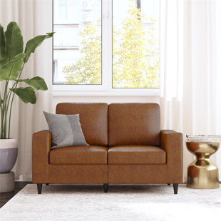 ZIPCODE DESIGN™ Azaleh 60" Vegan Leather Loveseat