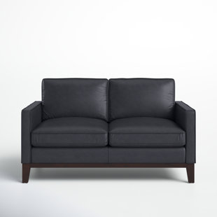 JOSS & MAIN Cascades 59'' Leather Loveseat