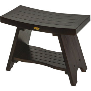 DECOTEAK Serenity 24'' W Teak Shower Bench
