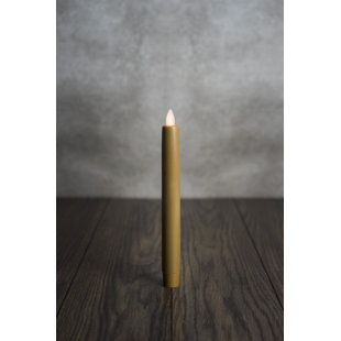 BOSTON WAREHOUSE TRADING CORP Unscented Flameless Taper Candle