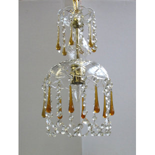 CRYSTORAMA Glass Dimmable Chandelier