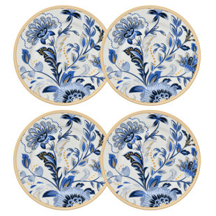 DARBY HOME CO Tracton 7.5'' Porcelain China (Set of 4)