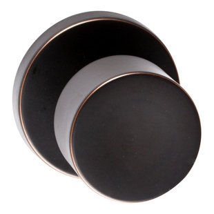 SURE-LOC HARDWARE Bergen Single Dummy Door Knob with Round Rosette