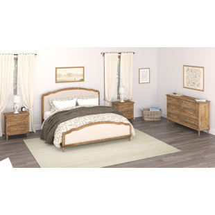 LAUREL FOUNDRY MODERN FARMHOUSE® Posey Upholstered Standard 4 Piece Bedroom Set