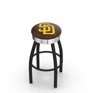 HOLLAND BAR STOOL L8B3C San Diego Padres Swivel Bar Stool