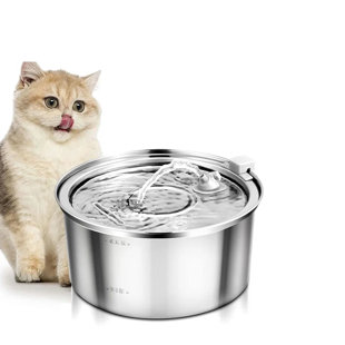 OAK DECOR BLAZE 3.2L/108oz Stainless Steel Automatic Pet Water Fountain