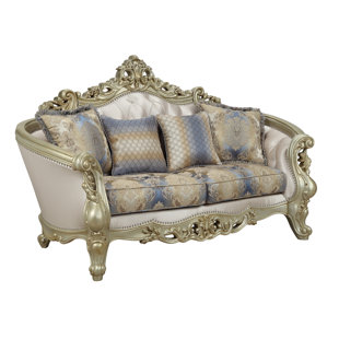 PLETHORIA Corvallis 78.5'' Rolled Arm Loveseat