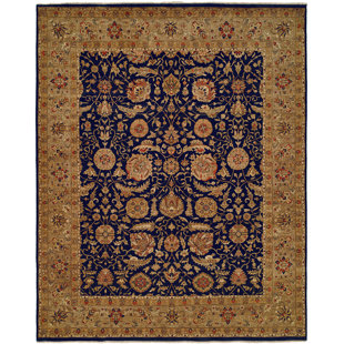 MERIDIAN RUGMAKERS Diphu Hand Knotted Wool Oriental Rug