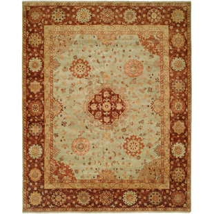 MERIDIAN RUGMAKERS Hand Knotted Wool Oriental Rug