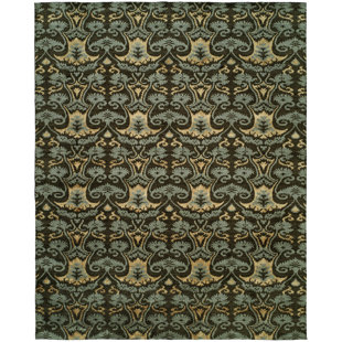 MERIDIAN RUGMAKERS Dumraon Ikat Handmade Brown Area Rug