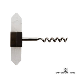 SIGNATURE III Emporium Home Emporium Home Crystal Corkscrew-Satin Brass