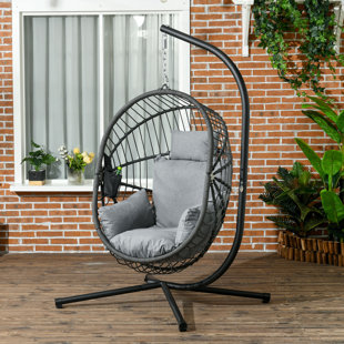 WORLD MENAGERIE Tryrion Egg Chair with Stand