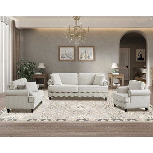 YORKHOMO 3 Piece Living Room Set