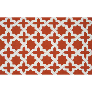 THREADBIND Hand Hooked Geometric Rug