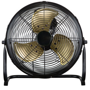 Russell Hobbs RHGF1221BG 12Inch High Velocity Floor Fan In Brushed Gold