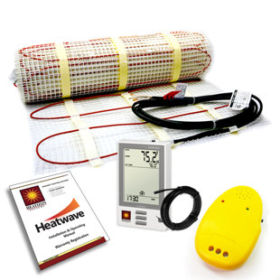 HEATWAVE BY HEATIZON SYSTEMS 120 Volt Electric Floor Heating System with Required GFCI Programmable Thermostat