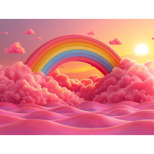 VISIONBEDDING Polyester Semi Sheer Curtain Pair (Set of 2)