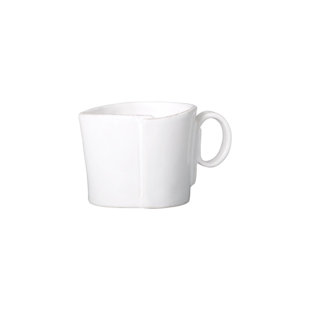VIETRI Lastra White Creamer