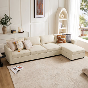 SMUGDESK.COM Adelyna 5 - Piece Upholstered Sectional