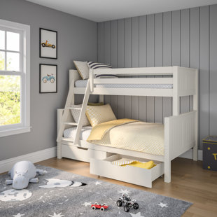 STOMPA Classic Originals Trio Bunk Bed with a Pair of Drawers