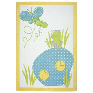 JOY CARPETS Just For Kids Polka Dot Pool Area Rug
