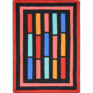 JOY CARPETS Kid Essentials Traffic Jam Area Rug