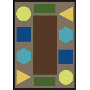 Joy Carpets Geometric Tufted Area Rug