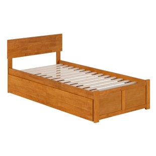 AFI FURNISHINGS Solid Wood Platform Storage Bed