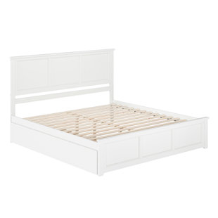AFI FURNISHINGS Solid Wood Platform Storage Bed