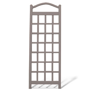 DURA-TREL INC Dura-Trel Cambridge 28 x 75 Inch PVC Vinyl Outdoor Garden Patio Trellis