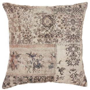 NICOLE CURTIS Nicolecurtis Floral Cotton Throw Pillow