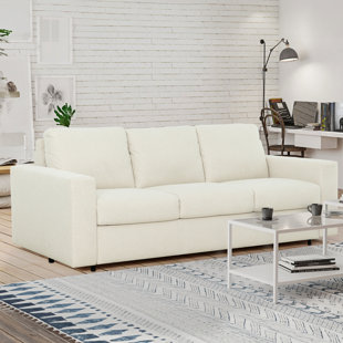 STEARNS & FOSTER® Stearns & Foster Paolo 82 in. Queen Sleeper Sofa with 5in Memory Foam Mattress