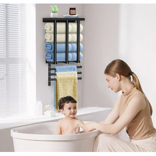 HIGEMZ 7 Wall Towel Rack