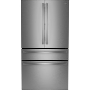 GE Profile™ Series Energy Star Smart 29 Cu. Ft. Fingerprint Resistant 4-Door French-Door Refrigerator