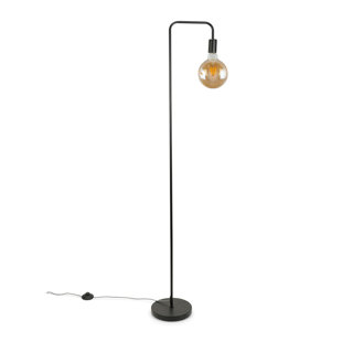 17 STORIES Nili 150.5cm Black Reading Floor Lamp