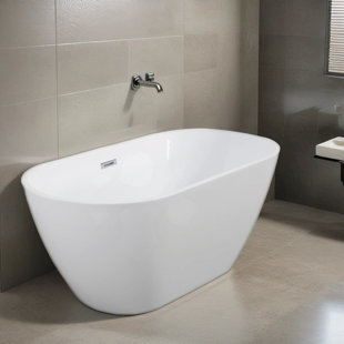MESA HOME DEPOT 67.1'' x 29.53'' Freestanding Soaking Acrylic Bathtub